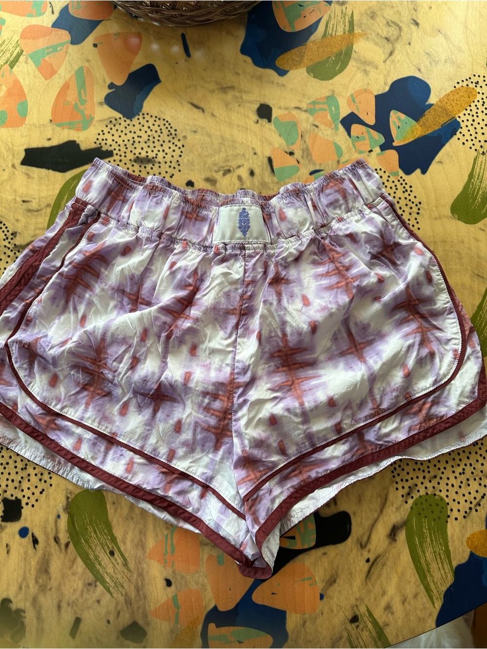 Free People Movement Varsity Blues Shorts